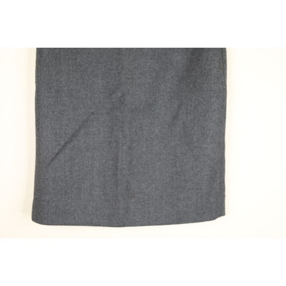 J Crew Womens Straight Skirt Wool Size P0 Gray Back Preppy Classic Capsule‎ Work - Picture 5 of 11